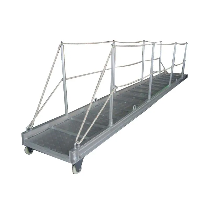 Aluminium gangway ladder